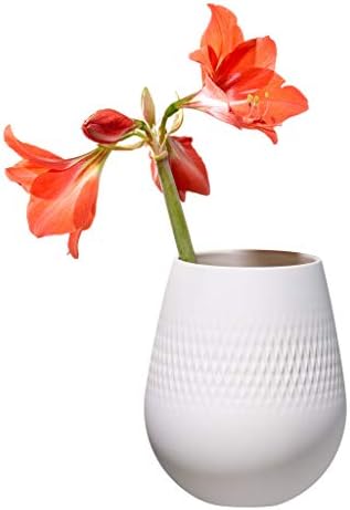 Villeroy & Boch Collier Blanc Small Vase : Carre, 5 in, Premium Porcelain, White - Image 4
