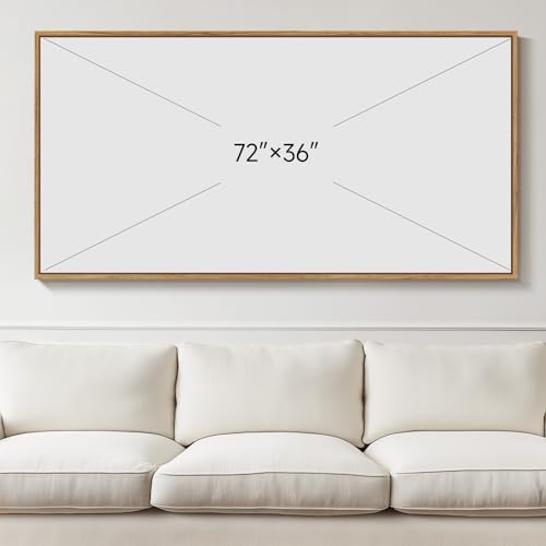 Extra Large Framed Green Gold Abstract Wall Art for Living Room, 36x72 In - Image 7