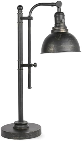 VONLUCE Rustic Desk Lamp, Adjustable Industrial Table Lamp for Home Office by Vonluce