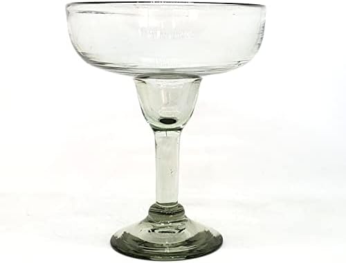 Clear Large 14 oz Margarita Glasses (set of 4), Recycled Glass, Lead-free, Toxin-Free - Image 4