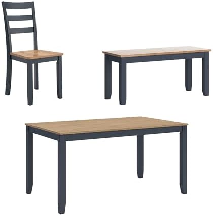 Signature Design by Ashley Gesthaven 6-Piece Dining Table Set, Blue by Unknown