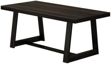 Plank+Beam Classic 72 Inch Dining Table, Rectangular, Black Wirebrush - Image 5