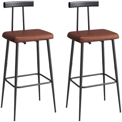 Tall Bar Stool Set 2, Bar Chair,Counter Height Stool,Metal Barstools set 2 - Image 3