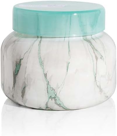 Capri Blue Candle - Modern Marble Jar Candles - Luxury Candles for Home Scented - Soy Candle Blend - Long Lasting Candles - Coconut Santal Scented (19 oz) by Unknown