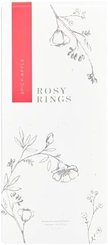 Rosy Rings Spicy Apple Botanical Reed Diffuser 13oz - Lasts 6-12 Months, Aromatherapy Diffuser, Reed Diffuser Sticks, Diffuser with Botanicals Perfect for Home Decor! - Image 3
