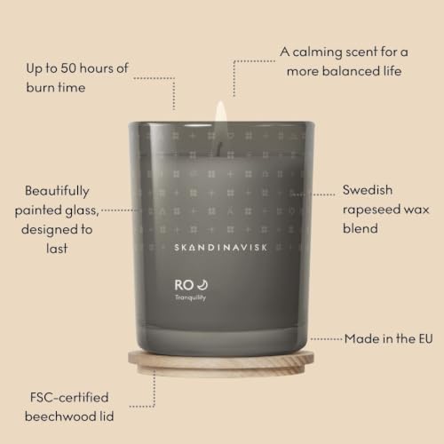 SKANDINAVISK Scented Candle, RO(Tranquility), 7.0 Ounce - Image 2
