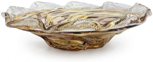 Hand Blown Glass Bowl Decorative Dish Fruit Bowl Home Decor - Image 6