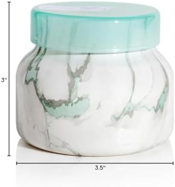 Capri Blue Modern Marble Jar Candles - Luxury Scented Candles for Home - Long Lasting Soy Wax Blend - Scented Home Decor Gifts - Coconut Santal (8 oz) - Image 7