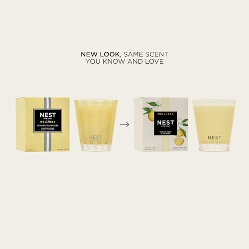 NEST New York Scented Classic Candle, Sunlit Yuzu & Neroli - 8.1 oz - Up to 60-Hour Burn Time - Reusable Glass Vessel - Image 2