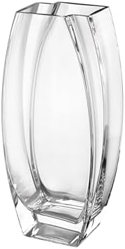 Glass - Vase - Clear - 10.25" Height - Heavy Durable - Made in Europe - by Barski by Barski