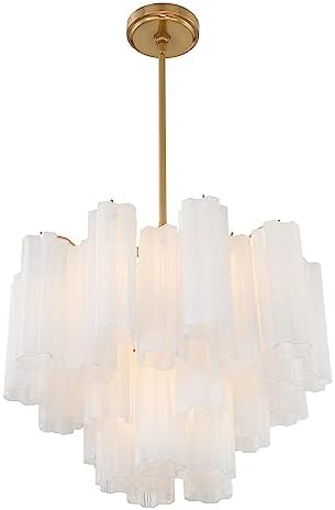 Crystorama Addis 6 Light Aged Brass Chandelier - Image 3