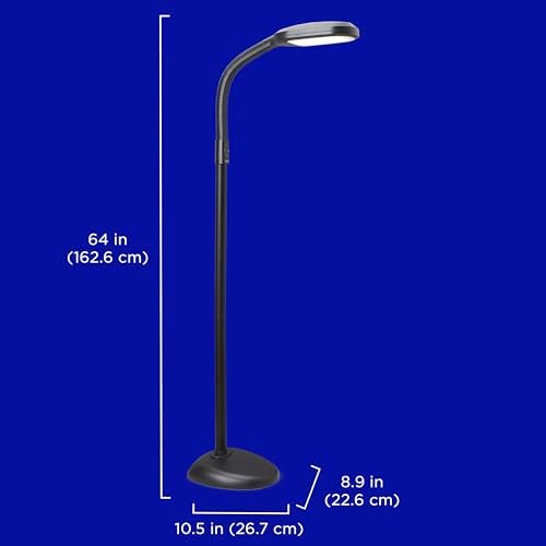 Verilux SmartLight Full Spectrum LED Floor Lamp with Adjustable Brightness - Image 6