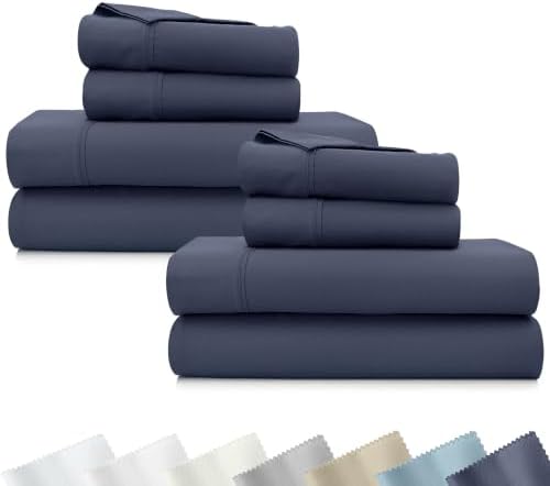California Design Den 2-Pack Soft 100% Cotton Sateen King Sheet Set by CaliforniaDesignDen