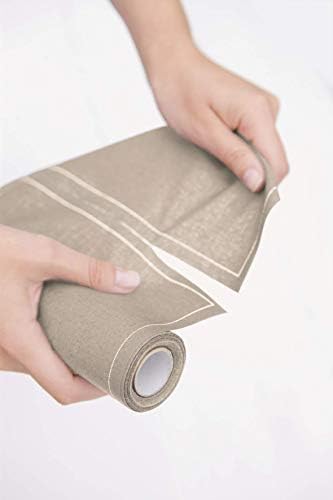 MY DRAP Cocktail Napkins, Reusable Cotton Napkins on a Roll 4.5 x 4.5 IN (100 Napkins, Sand) - Image 3