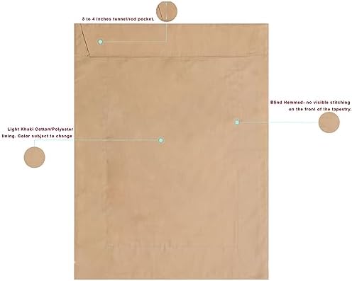 Animals Aristoloches Green Forest Tapestry Wall Hanging 19 x 31 in - Image 4