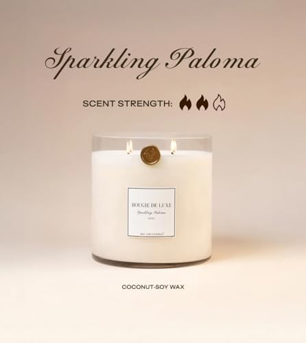 | Huge 10lb Luxury Candle, 150oz, Up to 500 Hours | Sparkling Paloma | Citrus, Agave, Tangerine | Natural Coconut-Soy Wax | by Big Ass Luxuries | As Seen On Shark Tank - Image 5