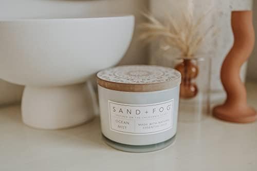 Sand + Fog Scented Candle - Winter White – Additional Scents and Sizes – 100% Cotton Lead-Free Wick - Luxury Air Freshening Jar Candles - Perfect Home Decor – 12oz - Holiday Scents - Image 5