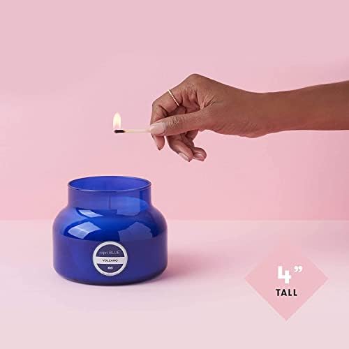 Capri Blue Volcano Scented Candles - Luxury Glass Jar Candles for Home Scented with Tropical Fruit & Sugared Citrus - Soy Wax Blend - Blue Color (19 oz) (Pack of 2) - Image 4