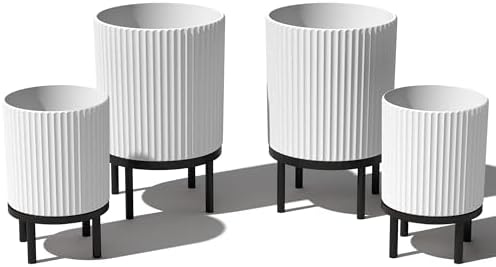 Veradek Demi Series Raised Duo Planters - Set of 2 Planters with Stands by VeradekOutdoor