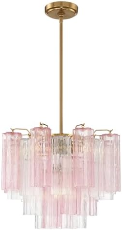 Crystorama Addis Light Aged Brass Mini Chandelier (Spring., Width: 17.75 Inches) by CrystoramaLighting