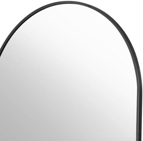 Koonmi 78x35 Arched Full Length Mirror, Floor Mirror with Stand - Image 6