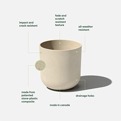 Veradek Mason Series Lima Planter - Large Round Outdoor Planter - Image 2