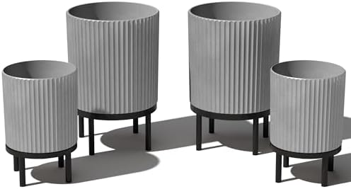 Veradek Demi Series Raised Duo Planters - Set of 2 Planters with Stands by VeradekOutdoor