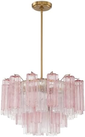 Crystorama Addis 9 Light Aged Brass Chandelier - Image 2