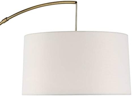 360 Lighting Cora 72" Tall Brass Metal Modern Arc Floor Lamp - Image 3