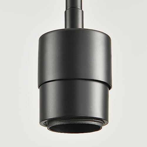Black Pendant Lights Kitchen Island - Seeded Glass Pendant Light Fixture Multiple Stems Rods (3 Pack with Rod seeded Glass) - Image 5