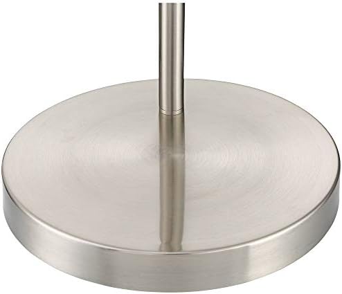 360 Lighting Cora 72" Tall Brushed Nickel Modern Arc Floor Lamp - Image 6