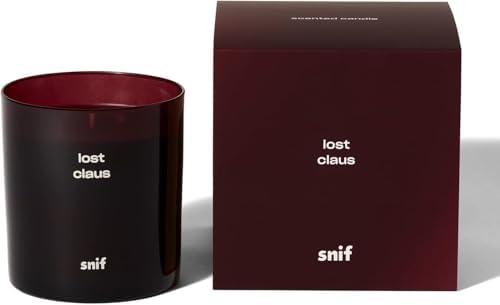 Lost Claus Scented Holiday Candle by Snif, Spicy, Gourmand, Woody Scent, 50+ Hours, 100% Cotton Fiber Wicks, Soy Wax Blend, Non-Toxic, Vegan, 8.5oz - Image 2