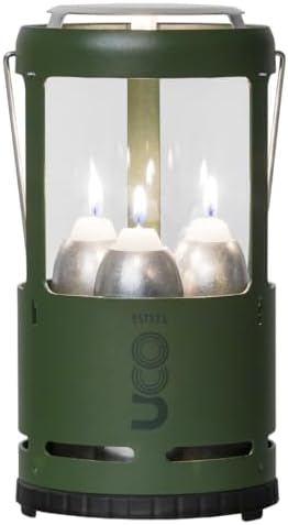 UCO Candlelier Candle Lantern, Candle Lanterns for Real Candles, Perfect Outdoor Gear for Camping or for Power Outages, Includes 3 Long Burning Candles by UCO