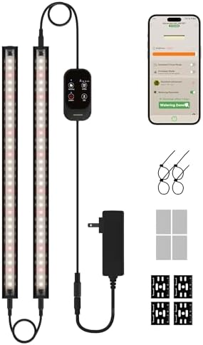 GLOWRIUM Grow Lights for Indoor Plants, LED Grow Light Bar Full Spectrum by GLOWRIUM