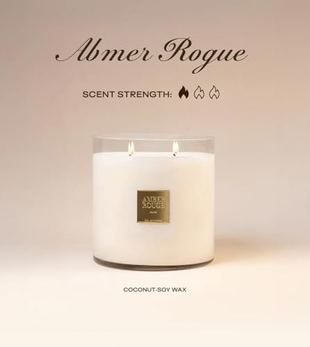| Huge 10lb Luxury Candle, 150oz, Up to 500 Hours | Amber Rouge | Saffron, Jasmine, Amberwood | Natural Coconut-Soy Wax | by Big Ass Luxuries | As Seen On Shark Tank - Image 5