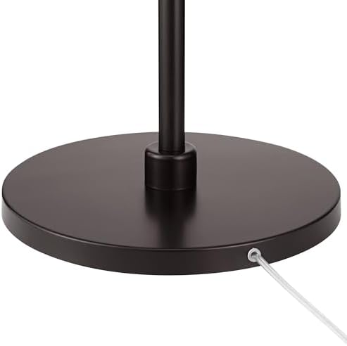 Serra 64" Tall Dark Bronze Chairside Arc Offset Arm Floor Lamp - Image 6