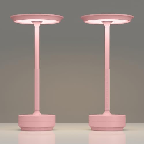 TBBGA 2 Pack Rechargeable Table Lamps Cordless, 5000mAh Outdoor Table Light by TBBGALEDCordlessTableLamps