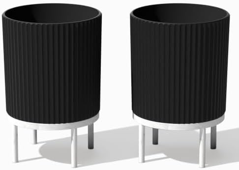 Veradek Demi Series Raised Planter - Round Planter with Stand by VeradekOutdoor