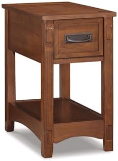 Signature Design by Ashley Breegin Narrow Sofa Side End Table, Brown, 13" by Unknown