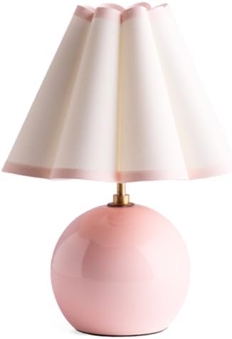 Pooky Lighting Cecily Rechargeable Ceramic Table Lamp 15" - Cordless Lamp by PookyLighting