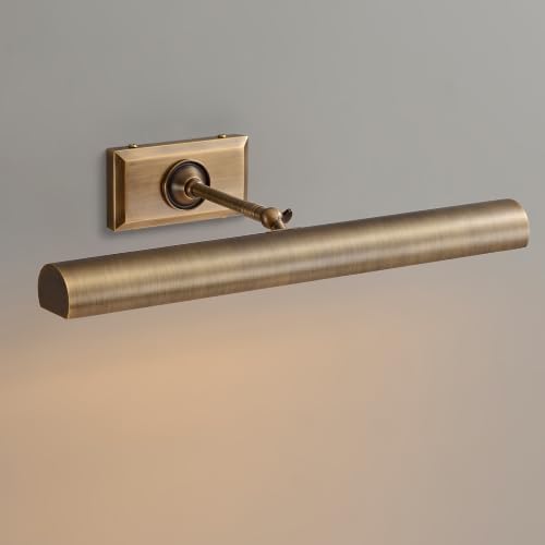 Hardwired Picture Light Bronze Picture Light 18 inch Art Light by Unknown