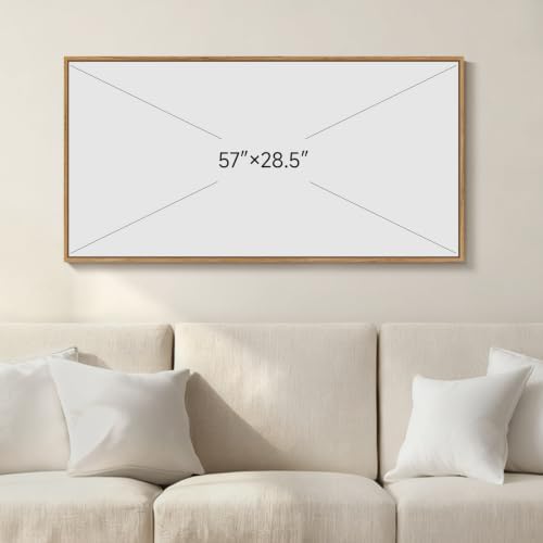 Extra Large Framed Vintage Moody Floral Wall Art for Living Room, 60x30 In - Image 3