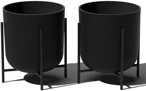 Veradek Mason Series Raised Lima Planter - Round Planter with Stand by VeradekOutdoor