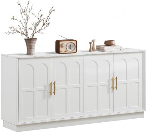 66.5" Sideboard Buffet Cabinet with Storage, Modern Credenza by Home