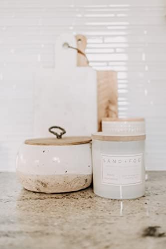 Sand + Fog Scented Candles - Vanilla Tobacco - Additional Scents and Sizes - 3 Wicks 100% Cotton Lead-Free - Luxury Air Freshening Jar Candles - Perfect Home Decor - 21 oz - Image 6