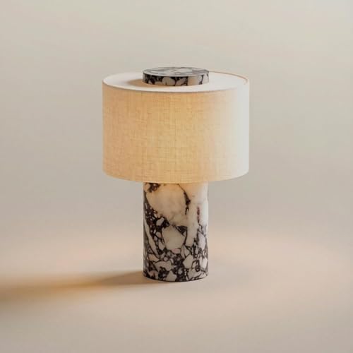 Marble Lamp, Lamps Rechargeable Modern Decorative Touch Dimmable Cordless Design Bedside Lamp for Home Decor, Bedroom, Living Room by Unknown