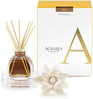 AGRARIA PetiteEssence Flower and Reed Diffuser Set, Hand Crafted Sola Flower Botanical Home Fragrance Set, Scented Oil Gift for All Occasions by Unknown
