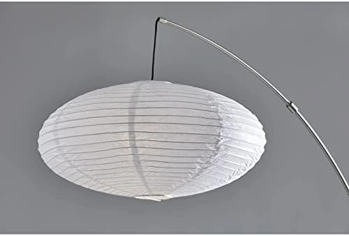 Adesso 5024-22 Corinne Arc Lamp, 80 in, 1 X 100W, Brushed Steel, 1 Floor Lamp - Image 3