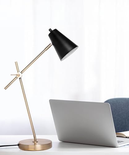 HarvestLand HaloBar Black Mordern Desk Lamp Reading Lamp for Home Office - Image 2