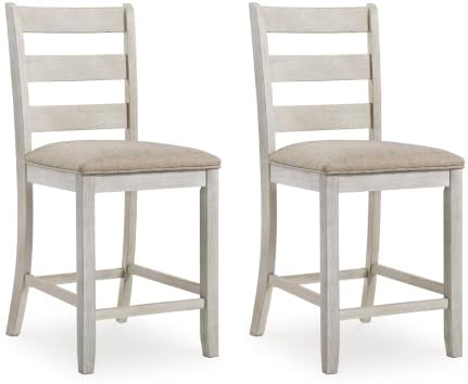 Signature Design by Ashley Counter Height Barstools, Set of 2, Farmhouse by Unknown